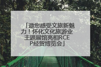 邀您感受文旅新魅力！怀化文化旅游业主题展馆亮相RCEP经贸博览会