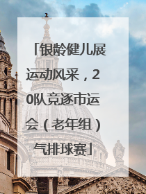 银龄健儿展运动风采，20队竞逐市运会（老年组）气排球赛