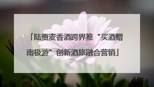 陆贾麦香酒跨界推“买酒赠南极游”创新酒旅融合营销