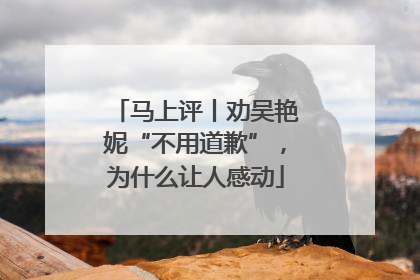 马上评丨劝吴艳妮“不用道歉”，为什么让人感动
