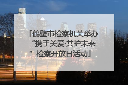 鹤壁市检察机关举办“携手关爱·共护未来”检察开放日活动