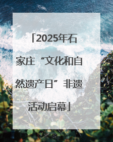2025年石家庄“文化和自然遗产日”非遗活动启幕