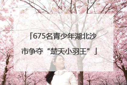675名青少年湖北沙市争夺“楚天小羽王”